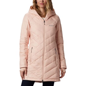 Columbia Jas Dames, Heavenly Long Hooded Roze, 86ZIGOKFP
